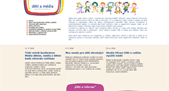 Desktop Screenshot of detiamedia.cz